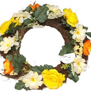 At Home Summer Eucalyptus 20" Wreath